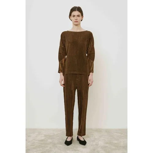 Trousers > Straight Trousers - - MeiMeiJ - Modalova