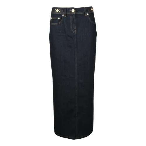 Skirts > Denim Skirts - - Versace - Modalova