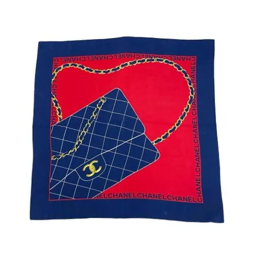 Pre-owned > Pre-owned Accessories > Pre-owned Scarves - - Chanel Vintage - Modalova