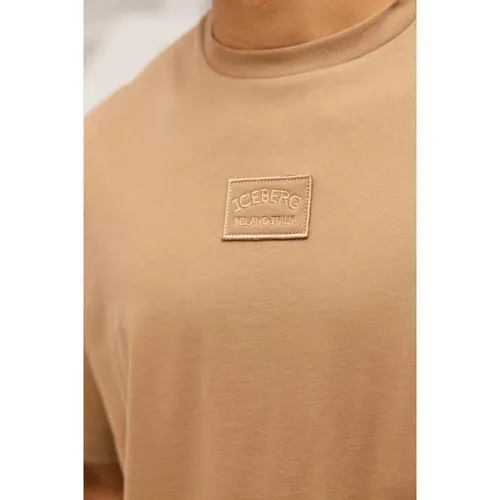 Iceberg - Tops > T-Shirts - Brown - Iceberg - Modalova