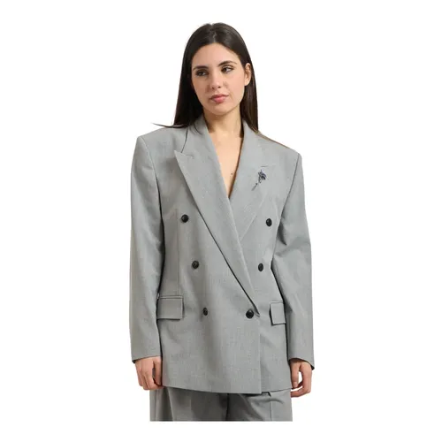 Hugo - Jackets > Blazers - Gray - Hugo - Modalova