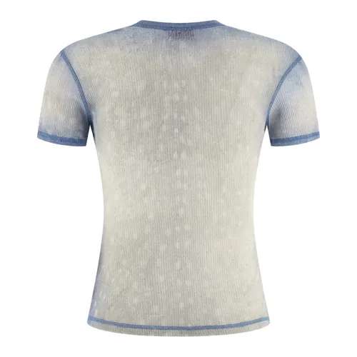 Diesel - Tops > T-Shirts - Blue - Diesel - Modalova