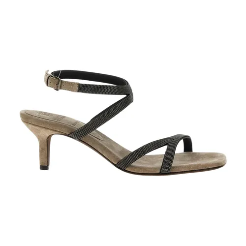 Shoes > Sandals > High Heel Sandals - - Brunello Cucinelli - Modalova