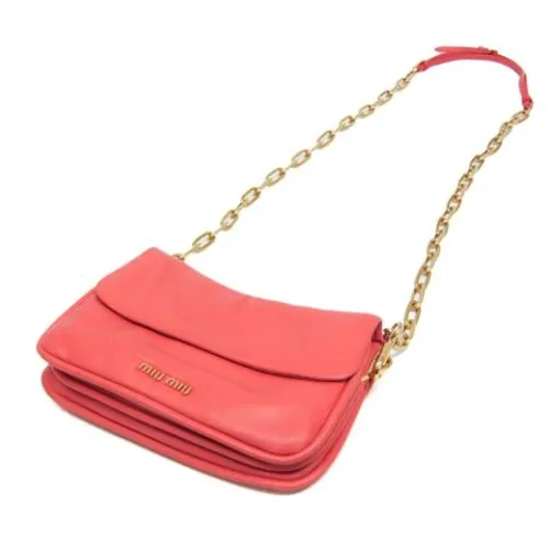 Pre-owned > Pre-owned Bags > Pre-owned Cross Body Bags - - Miu Miu Pre-owned - Modalova