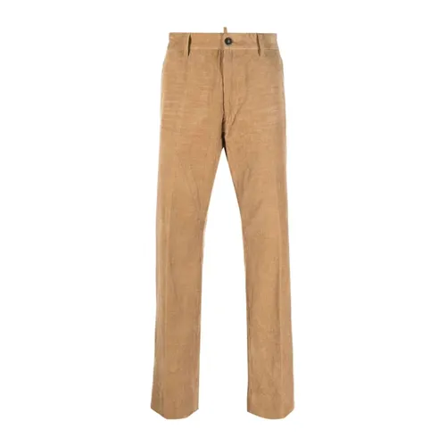 Trousers > Straight Trousers - - Dsquared2 - Modalova