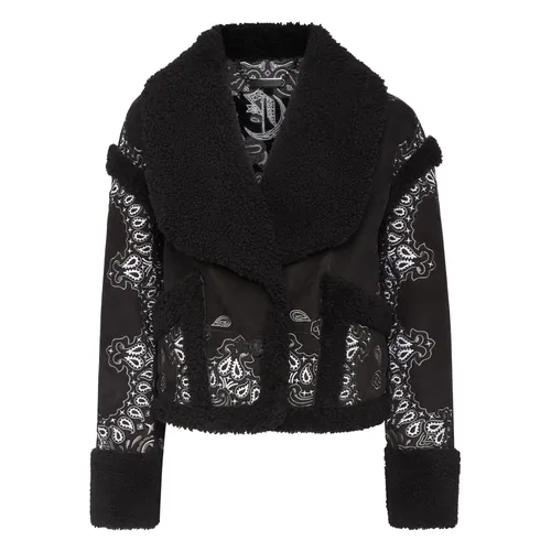 Jackets > Leather Jackets - - Philipp Plein - Modalova