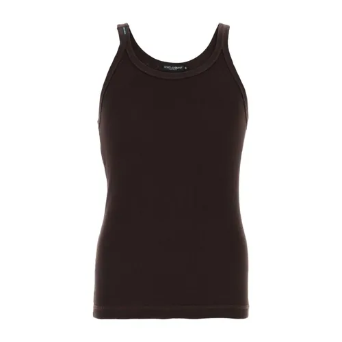 Tops > Sleeveless Tops - - Dolce & Gabbana - Modalova