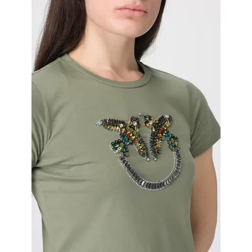 Pinko - Tops > T-Shirts - Green - Pinko - Modalova