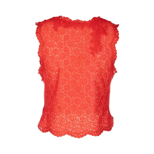 Tops > Sleeveless Tops - - Ermanno Scervino - Modalova