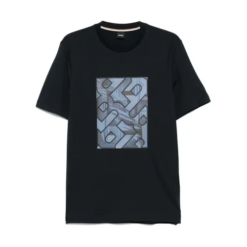 Hugo - Tops > T-Shirts - Blue - Hugo - Modalova