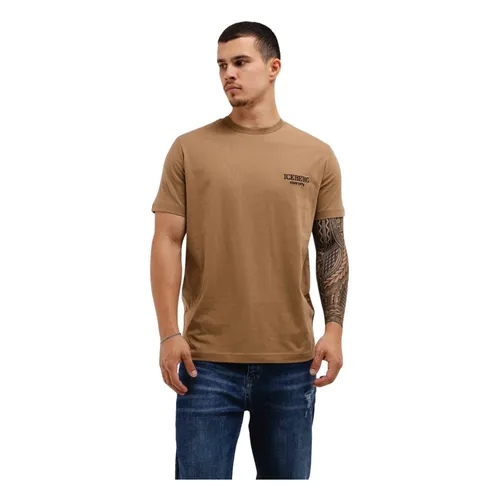 Iceberg - Tops > T-Shirts - Brown - Iceberg - Modalova