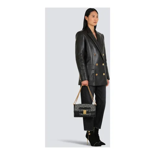 Balmain - Bags > Handbags - Black - Balmain - Modalova