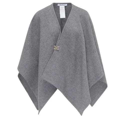 Max Mara - Jackets > Capes - Gray - Max Mara - Modalova