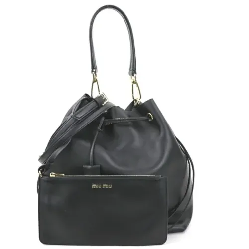Pre-owned > Pre-owned Bags > Pre-owned Bucket Bags - - Miu Miu Pre-owned - Modalova