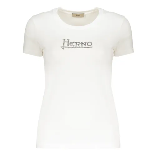 Herno - Tops > T-Shirts - White - Herno - Modalova