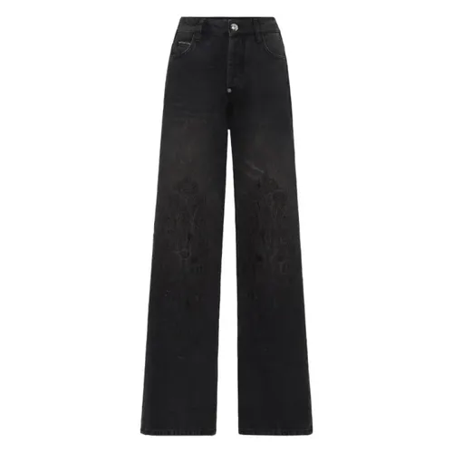 Jeans > Wide Jeans - - Philipp Plein - Modalova