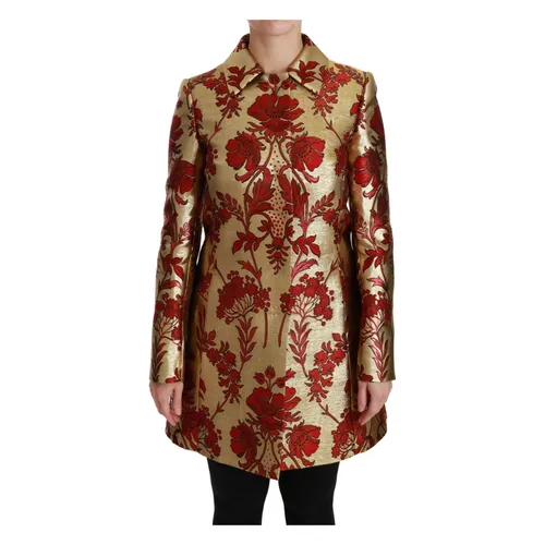 Coats > Single-Breasted Coats - - Dolce & Gabbana - Modalova