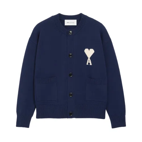 Knitwear > Cardigans - - Ami Paris - Modalova