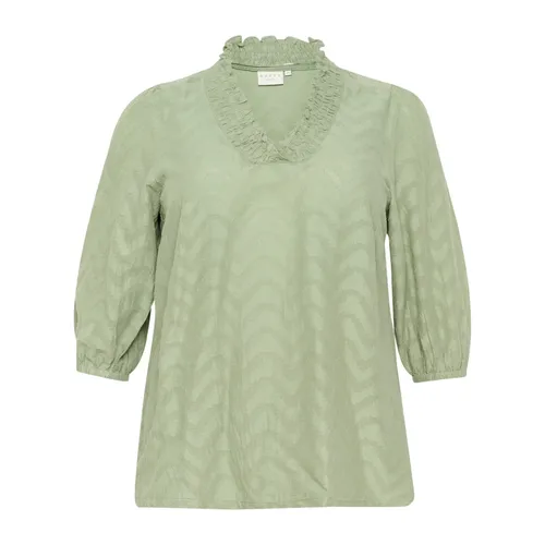 Blouses & Shirts > Blouses - - Kaffe Curve - Modalova