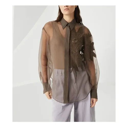 Blouses & Shirts > Shirts - - Brunello Cucinelli - Modalova