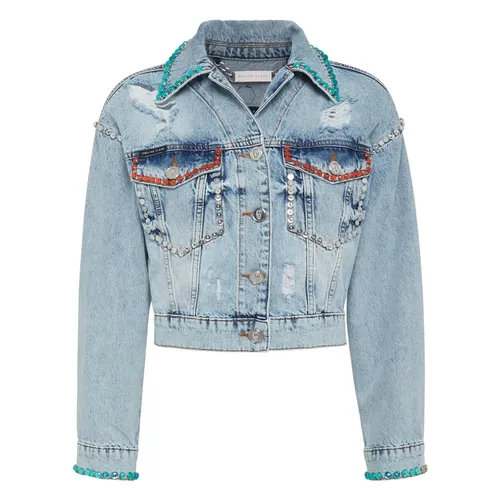 Jackets > Denim Jackets - - Philipp Plein - Modalova