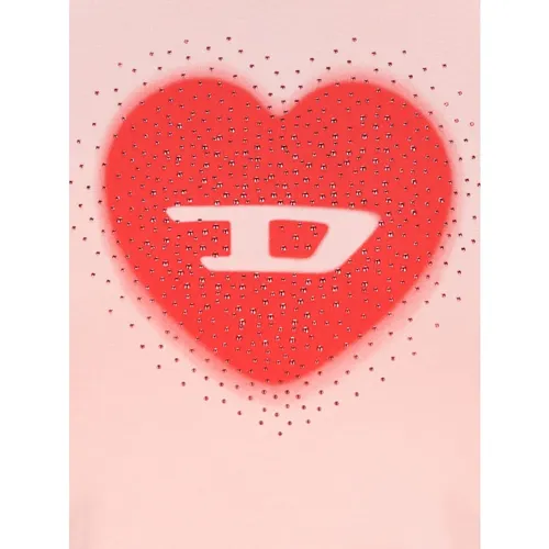 Diesel - Tops > T-Shirts - Pink - Diesel - Modalova