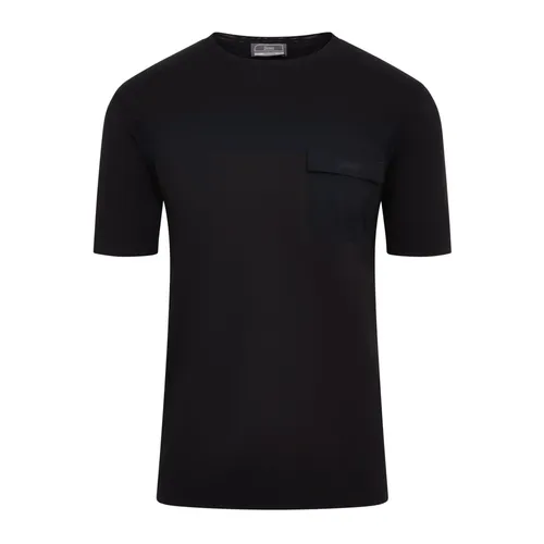 Herno - Tops > T-Shirts - Black - Herno - Modalova