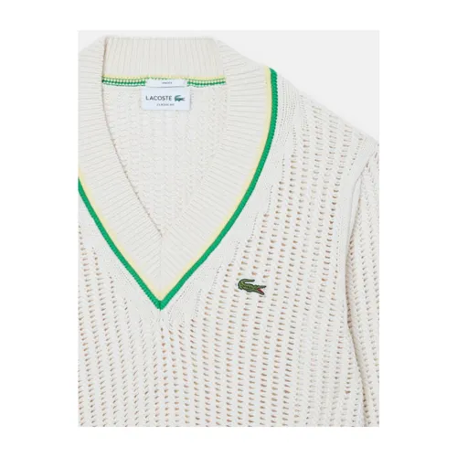 Knitwear > V-neck Knitwear - - Lacoste - Modalova