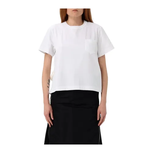Sacai - Tops > T-Shirts - White - Sacai - Modalova