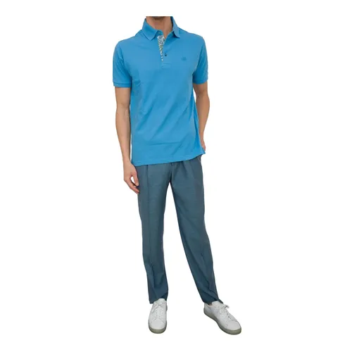 Etro - Tops > Polo Shirts - Blue - Etro - Modalova