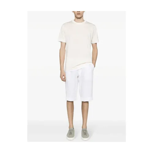 Brioni - Tops > T-Shirts - White - Brioni - Modalova