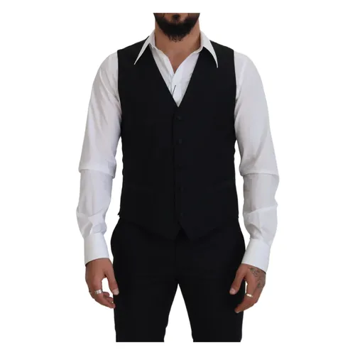 Suits > Suit Vests - - Dolce & Gabbana - Modalova