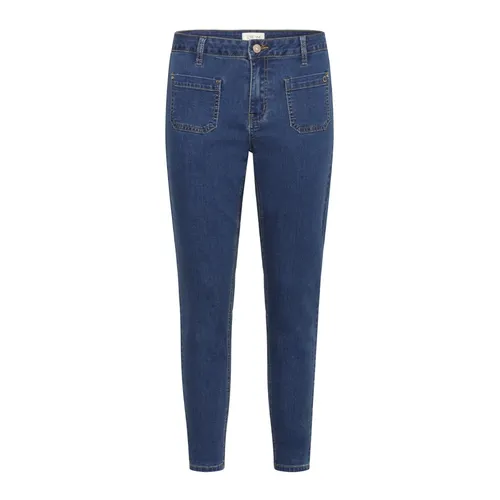 Jeans > Cropped Jeans - - Cream - Modalova