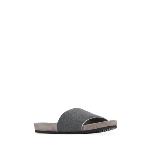 Shoes > Flip Flops & Sliders > Sliders - - Brunello Cucinelli - Modalova