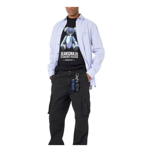 Iceberg - Tops > T-Shirts - Black - Iceberg - Modalova