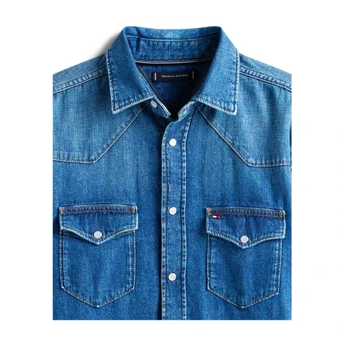 Shirts > Denim Shirts - - Tommy Hilfiger - Modalova