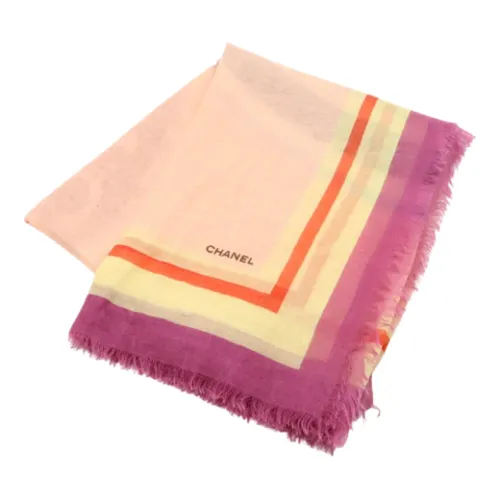 Pre-owned > Pre-owned Accessories > Pre-owned Scarves - - Chanel Vintage - Modalova
