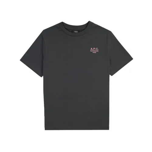 A.p.c. - Tops > T-Shirts - Gray - A.p.c. - Modalova