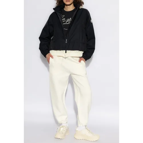 Moncler - Tops > T-Shirts - Blue - Moncler - Modalova