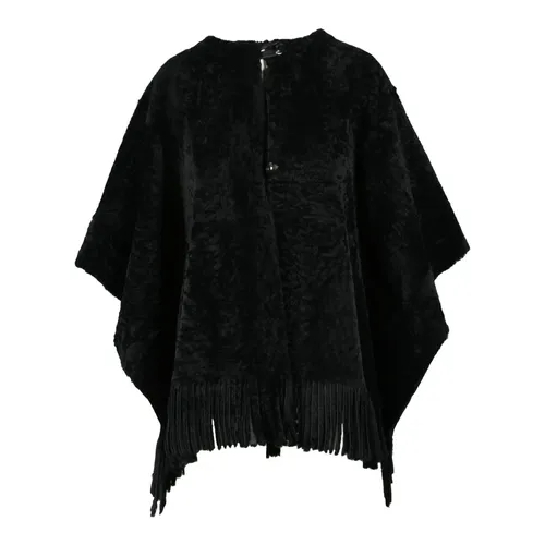 Blancha - Jackets > Capes - Black - Blancha - Modalova