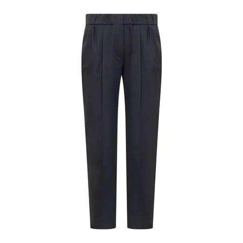 Trousers > Straight Trousers - - Brunello Cucinelli - Modalova