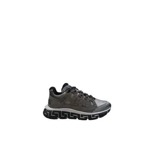 Versace - Shoes > Sneakers - Gray - Versace - Modalova