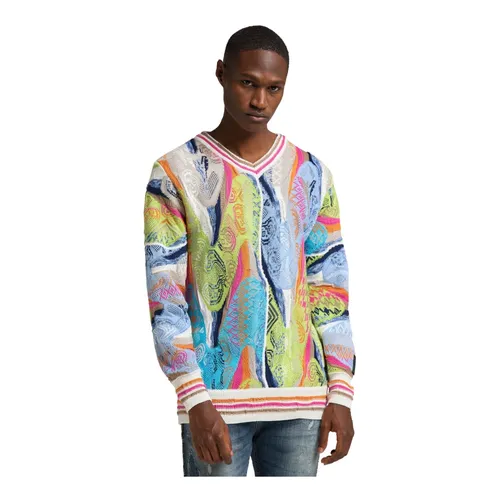 Knitwear > V-neck Knitwear - - Carlo Colucci - Modalova