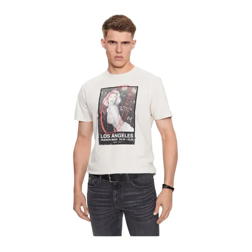 Guess - Tops > T-Shirts - Beige - Guess - Modalova
