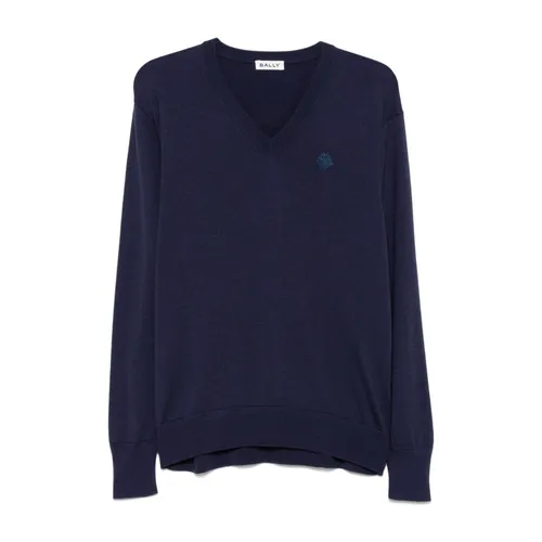 Knitwear > V-neck Knitwear - - Bally - Modalova