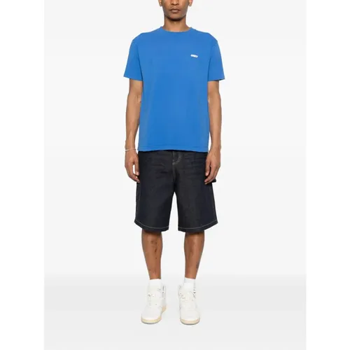 Obey - Tops > T-Shirts - Blue - Obey - Modalova