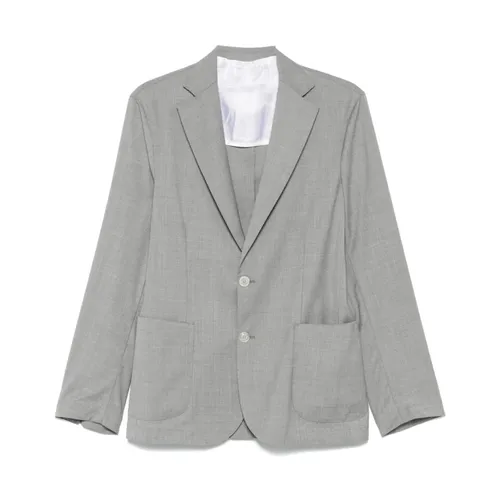 Barba - Jackets > Blazers - Gray - Barba - Modalova