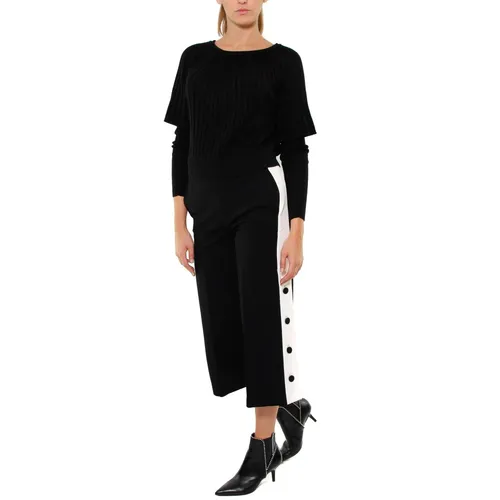 Trousers > Cropped Trousers - - Twinset - Modalova