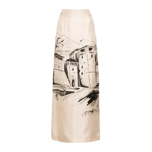 Skirts > Midi Skirts - - Alberta Ferretti - Modalova