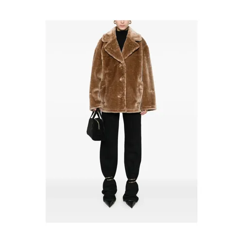 Jackets > Faux Fur & Shearling Jackets - - Stand Studio - Modalova
